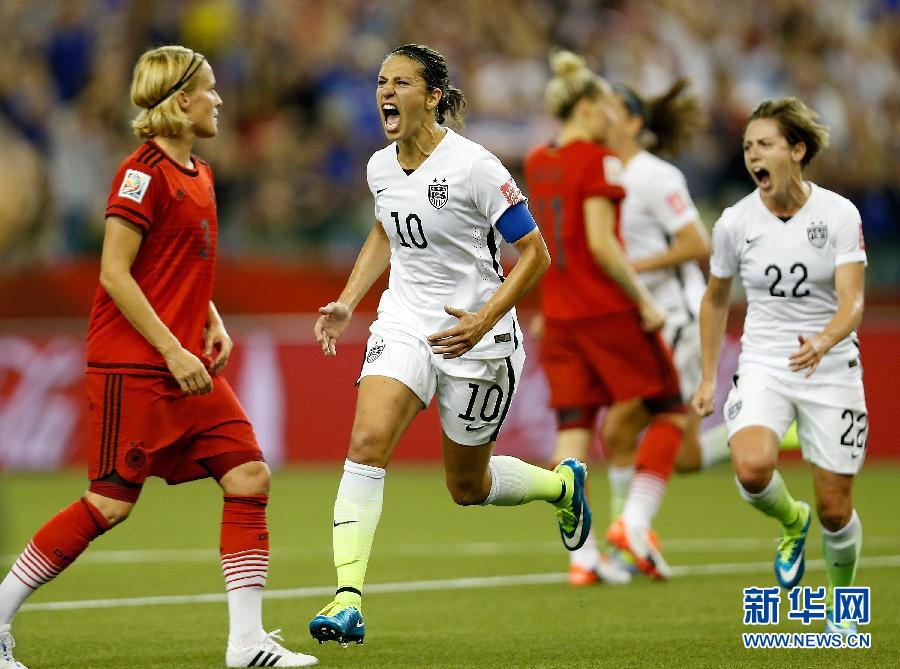 美国女足队员入选明年国际杯名单